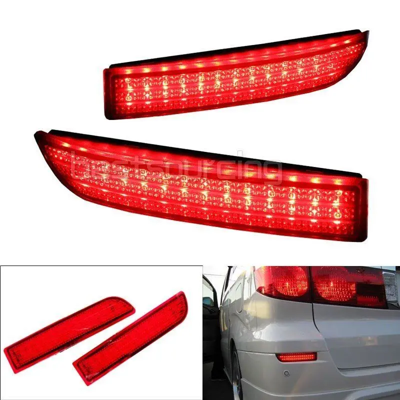 Rear Bumper Reflector Tail Brake Light For Toyota Alphard Previa RAV4 Scion xD Rear Bumper Reflector Tail Brake Light For Toyota Alphard Previa RAV4 Scion xD