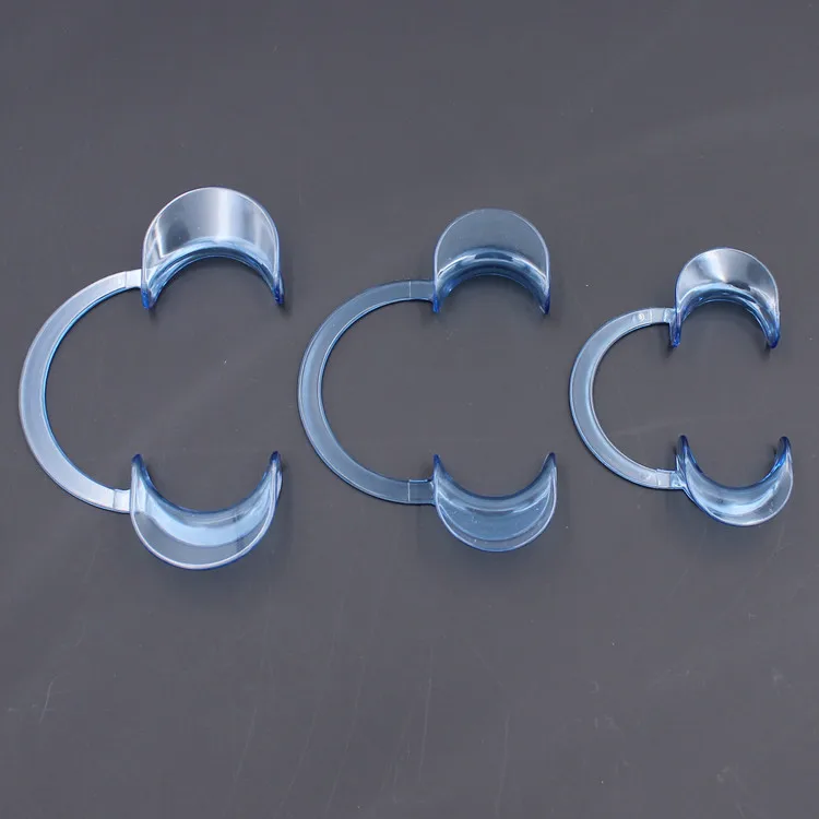 

1PC C-Type Cheek Retractors Mouth Opener Pressure Resistant Flexibility Teeth Whitening Retractor Orthodontics Tool S/M/L