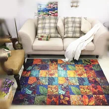 Большой размер ковёр Ретро растения абстрактное искусство дикий коврик для гостиной прикроватный коврик устойчивый филберт настраиваемый 3D ковер для гостиной