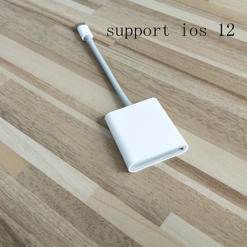 

2 in 1 Camera SD Card Mobile Phone Reader Adapter Compatible OTG Cable for iPhone x 8 7 6 Plus For iOS 9.2-12 and for Android