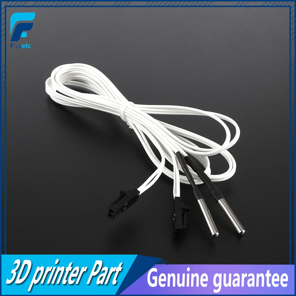 Impressora Sensor de Temperatura Ht-ntc100k l 1m para 350 Graus para Prusa i3 Mk2s Mk3 Mk3s Hotend Extrusora Pcs 3d