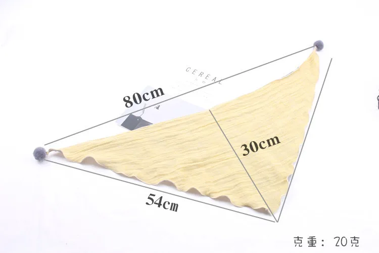 Детские треугольные шарфы, осенне-зимний детский шарф из хлопка и льна для мальчиков и девочек, чистый цвет, волшебный шейный платок, детский модный шарф на шею