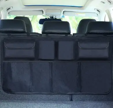 

Car Trunk Organizer Adjustable Backseat Storage Bag High Capacity Multi-use Oxford Automobile Seat Back Organizers Universal