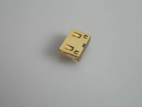 10 шт. Mini HDMI гнездовой разъем SMD 19pin оплавления пайки правый угол поверхности курган PCB Rohs