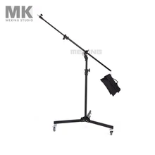 Meking Multi Function Light Boom stand Double Duty with Sand Bag 380cm/12ft M-4 support system Photo Studio Accessories