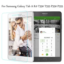 Для samsung Galaxy Tab 8,0 T350 T355 P350 P355 Сталь фильм таблетки Экран защиты закаленное Стекло мембрана