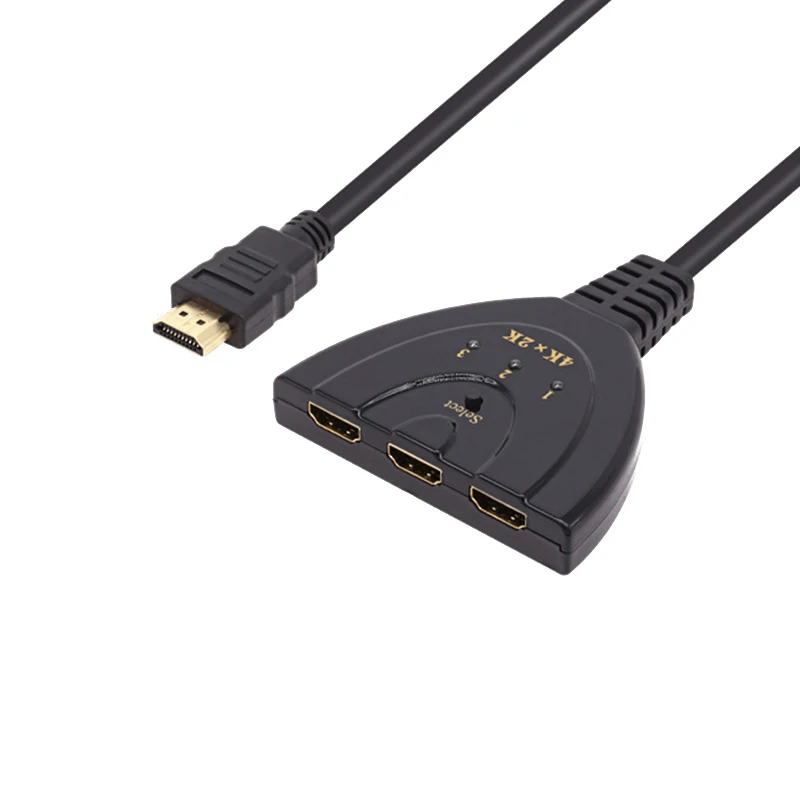 Мини разветвитель HDMI с 3 портами 4K штекер порта * 2K переключатель Splitte 1080P для HDTV Xbox