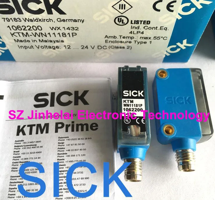 

KTM-WN11181P New and original SICK Color code sensor, Color code switch