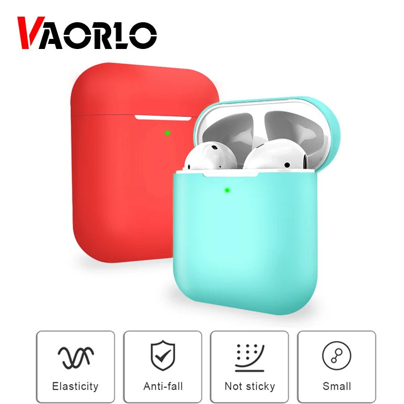 

TPU Soft Silicone Case For Airpods 2nd Protector Cover Skin Accessories For TWS I20 I30 I60 I10 I12 Wireless Bluetooth Earbuds