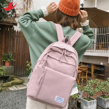 

Attra-Yo Classic Women Backpack Nylon Waterproof Large Capacity Plus Zippered Pocket Backpack Travel bag Teenage Girl Daypack