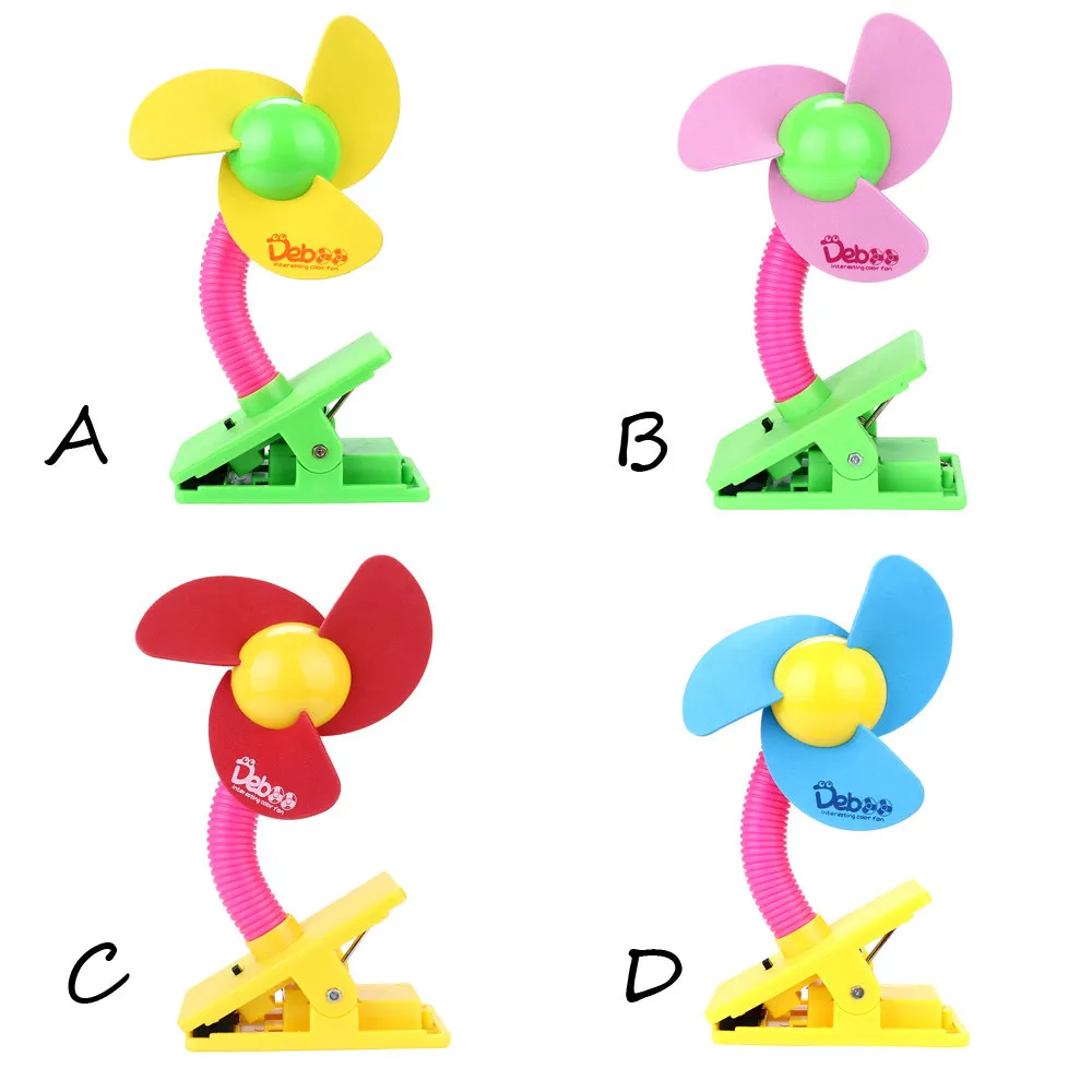 Портативный ручной вентилятор с питанием от аккумулятора USB портативный мини-вентилятор коляска портативный детский мини-предохранительный зажим на коляске 19MAY14