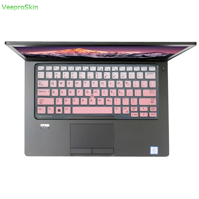 Силиконовый чехол для клавиатуры ноутбука Dell Latitude 14 E7450 7400 7470 5470 5450 5480 5490 5495 7480