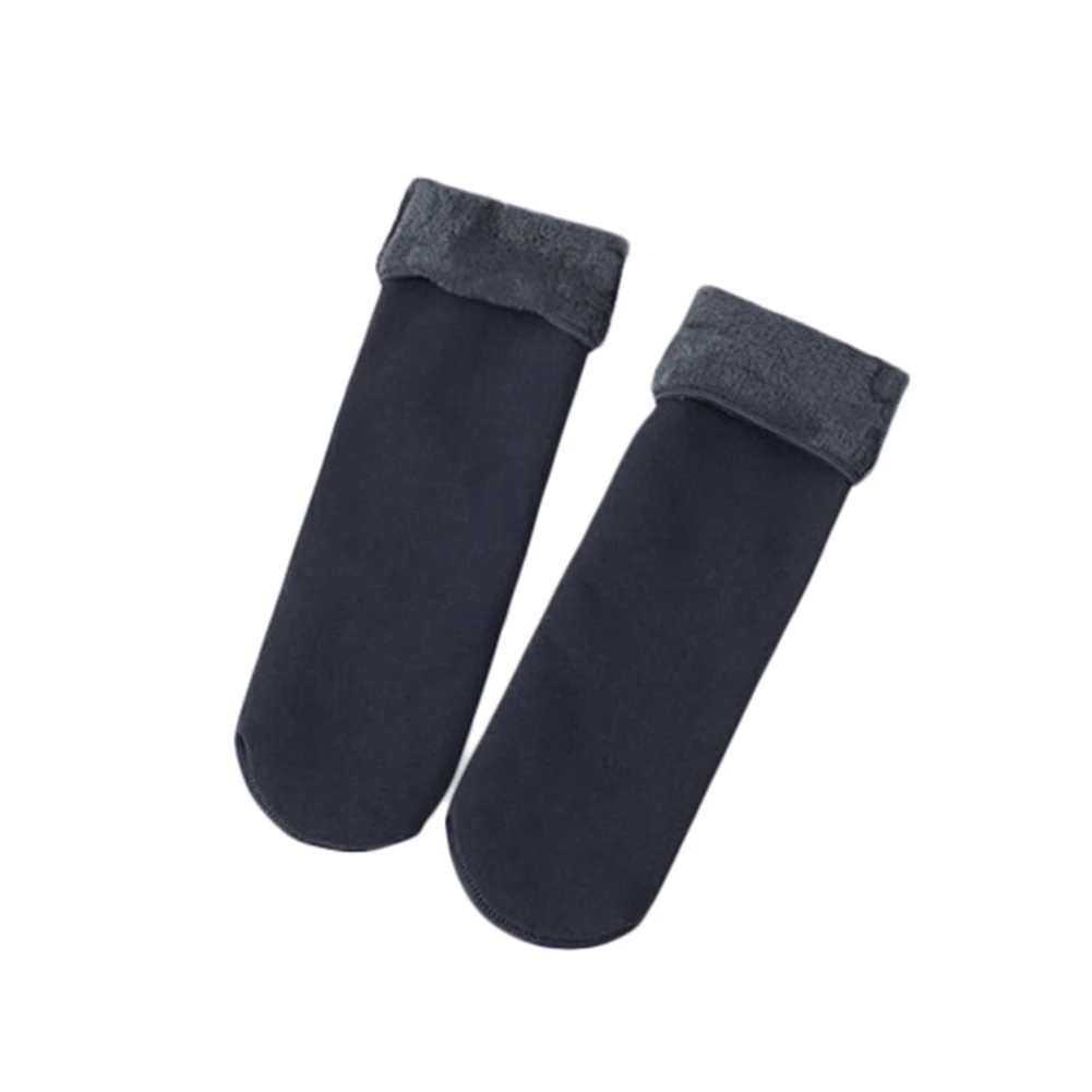 Женские осенне-зимние носки, бархатные утолщенные Носки, повседневные домашние зимние носки-тапочки, теплые носки для сна