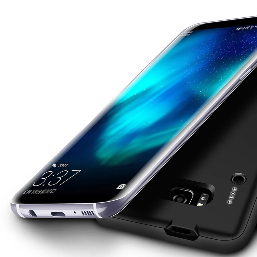 imágenes para Banco de la energía Para la Galaxia S8 Más 5000 mAh Ultra Thin Caso Del Cargador de Batería Externa Powerbank Para Samsung S8 + Caso de carga imágenes para Banco de la energía Para la Galaxia S8 Más 5000 mAh Ultra Thin Caso Del Cargador de Batería Externa Powerbank Para Samsung S8 + Caso de carga