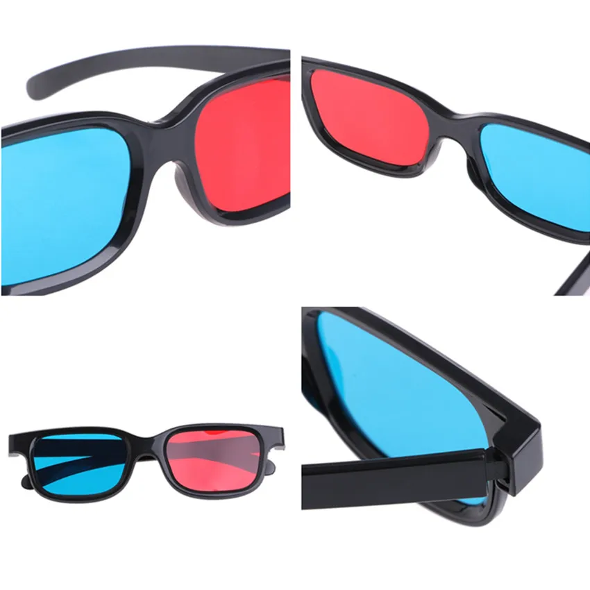 Universal Adult Unisex Kids Plastic Paper Passive Anaglyph Glasses Red Blue 3D Glasses for 3D Pictures,Movies,Games&DVD Visions2pcs Kids Red Blue Cyan 3D Glasses ,Plastic Children Anaglyph 3D Vision Glasses for Games Stereo Movies&Schools Education