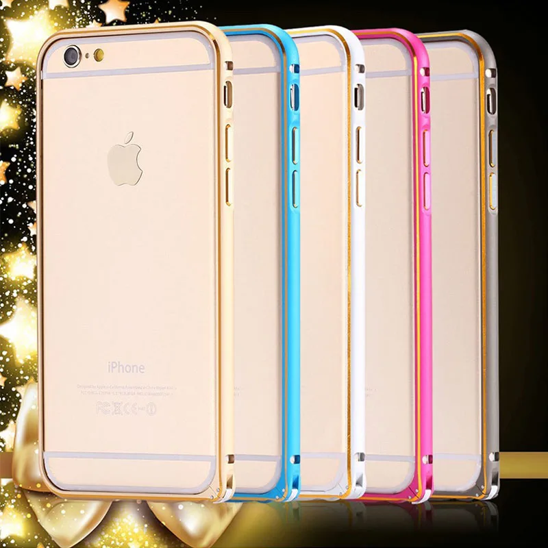 Металлическая Рамка алюминиевый чехол для Iphone 6 s тонкий защитный жесткий