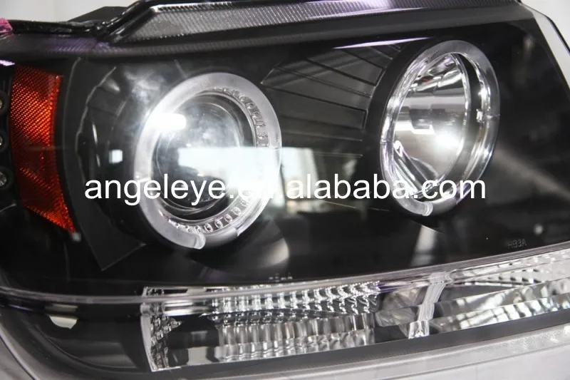 Для Jeep Chrysler Grand Cherokee angel eyes светодиодный головной светильник s головной светильник передний светильник 1999-2004 года SN