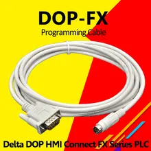 DOP-FX подходит для delta DOP HMI подключение Mitsubishi FX серии PLC Кабель для программирования DOP A-FX DOP B-FX