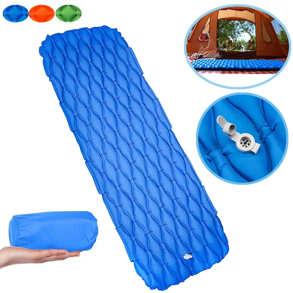 

Practical Outdoor Ultralight Tent Sleeping Pad Inflatable Camping Ultra-compact for Backpacking Camping Air Cells Design