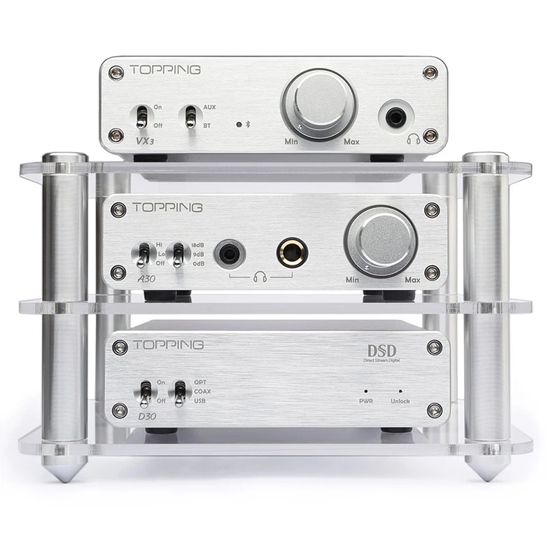 Topping D30 DSD USB DAC Decoder +A30 