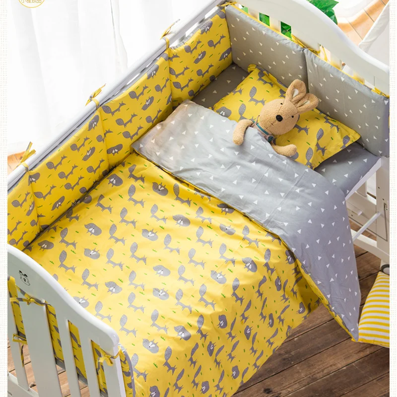 3pcs Nordic Style Baby Bedding Set Kindergarten Baby Bed Bedclothes 100