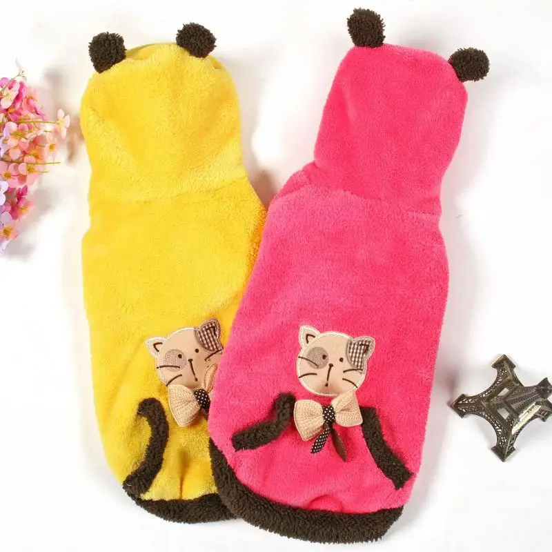 Say Hello To Your Pet Kitty Winter Thick Brand Cats Coats Lovely Softy