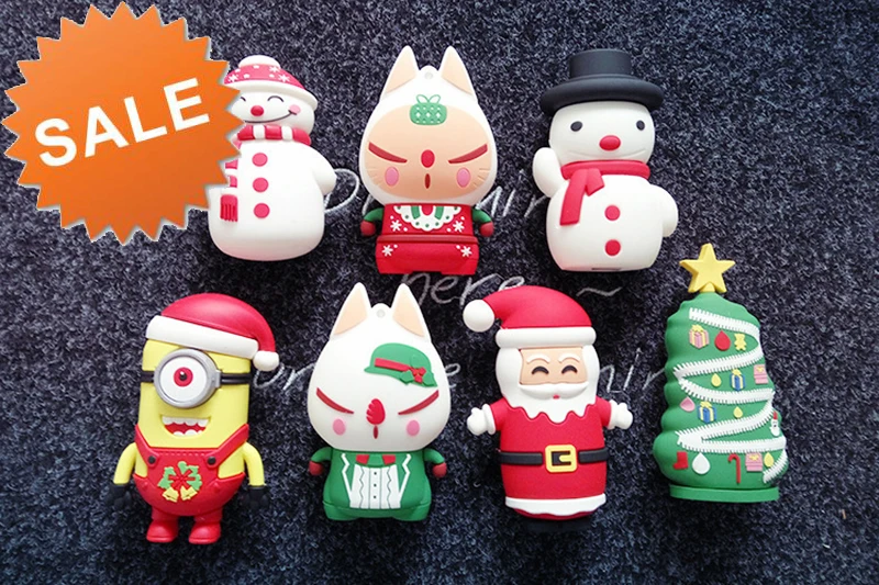 Cute Christmas Gift Charger Tree 3000 mah Power Bank