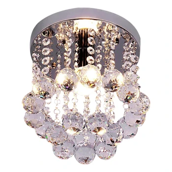 

Retro Luxury Flush Mount Crystal Pendant Chandelier Lighting HQ