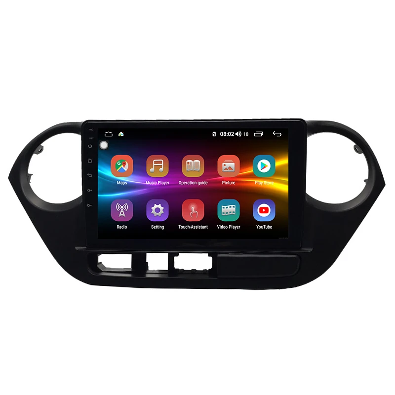 Excellent I10 Android 9.0 8-core radio 1 din car stereo navigation for Hyundai i10 2014-2017 0