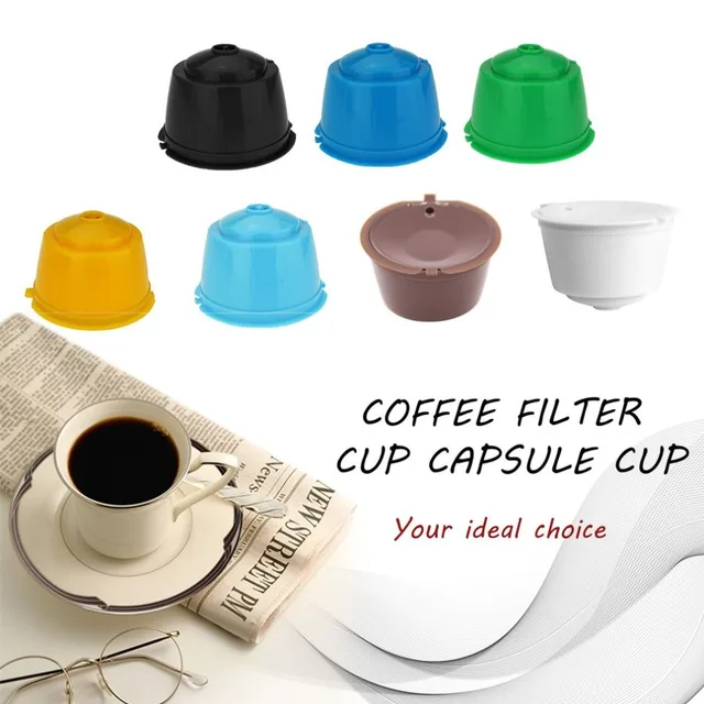 Special Price Small Size Coffee Filter Baskets Reusable Empty Coffee Capsule Plastic Refillable Baskets Espresso Filter Cup Capsule Cup