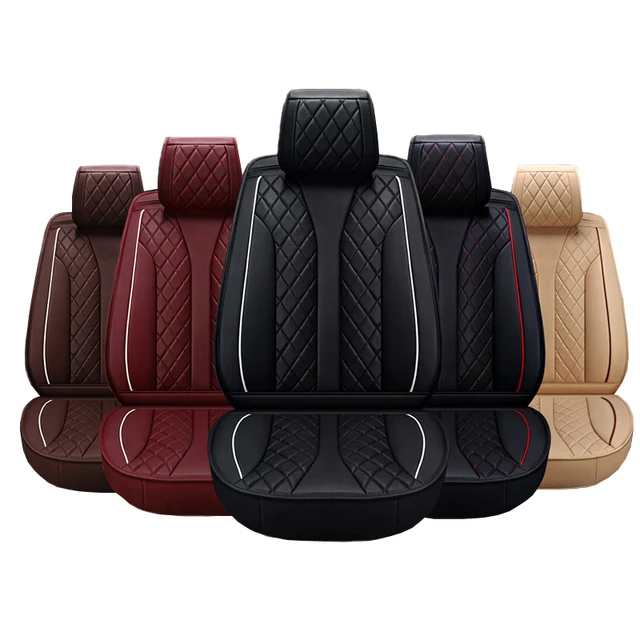Leather Car Seat Covers Comfortable Car Seat Cover Set Universal