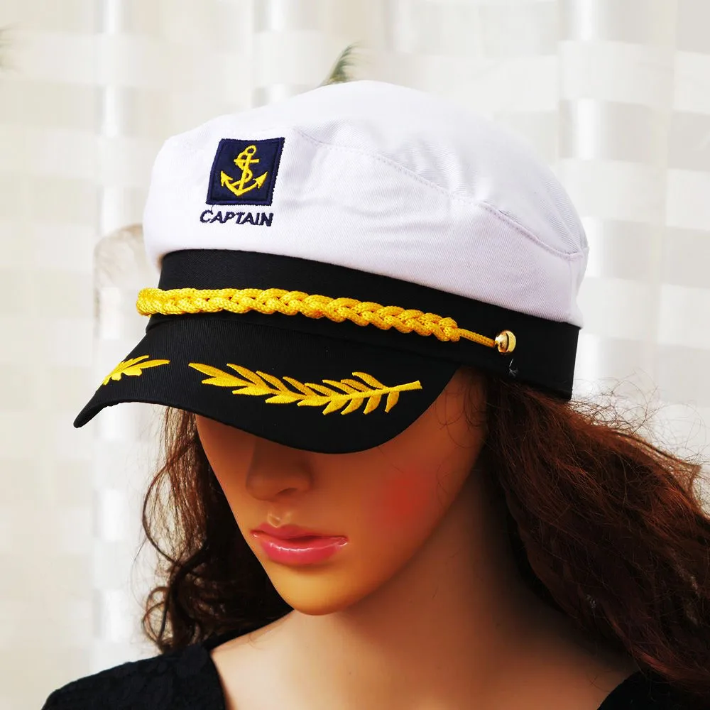 yacht captain hat costume