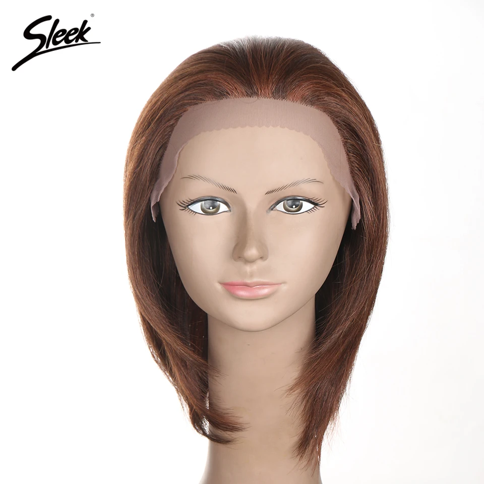 Sleek Lace Front Human Hair Wigs For Black Women 3 Colors Free Shipping 10 Inch Brazilian Straight Remy Hair Lace Wig PEARL straight-human-hair-wigs : image Sleek Lace Front Human Hair Wigs For Black Women 3 Colors Free Shipping 10 Inch Brazilian Straight Remy Hair Lace Wig PEARL straight-human-hair-wigs