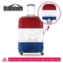 Эластичный пылезащитный чехол с принтом флага страны для путешествий, плотные эластичные Защитные чехлы для багажа для чемодана на колесиках 18-30 дюймов