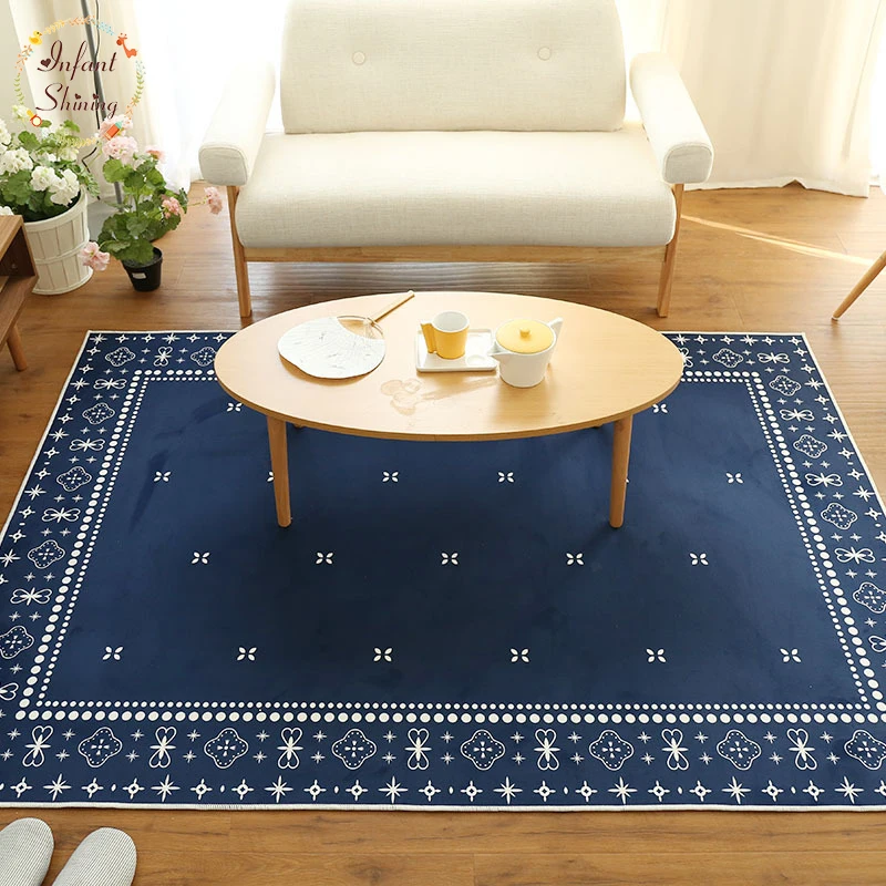 Детский Блестящий 6 мм толстый ковер для гостиной 140X200 см большой ковер для спальни короткий плюшевый нескользящий коврик мягкий ковер