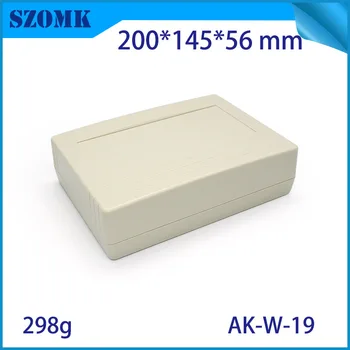 

(1 pcs) 200*145*56mm szomk plastic electronics project instrument box wall mounting outdoor electrical junction box