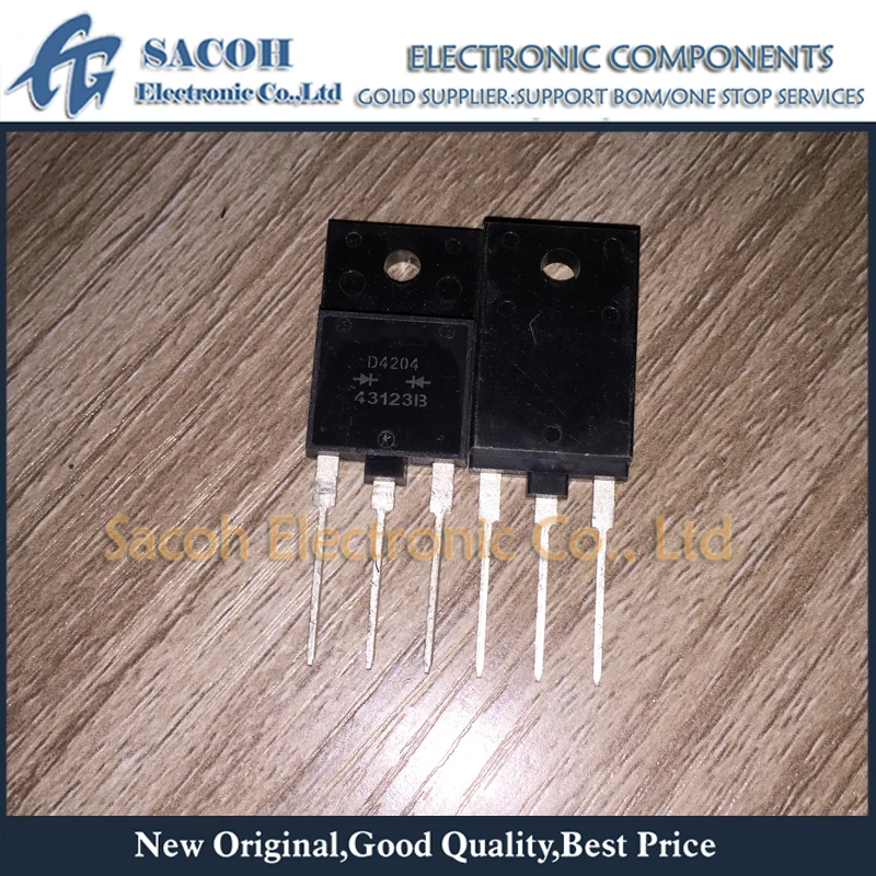 Free Shipping 10Pcs FMD-4204 D4204 TO-3PF 20A 400V Silicon Rectifier Diode | Электроника