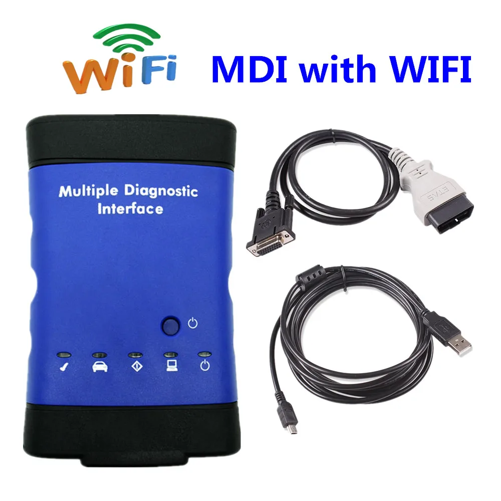 Лучшее качество GM MDI WIFI gm mdi сканер множественный диагностический интерфейс