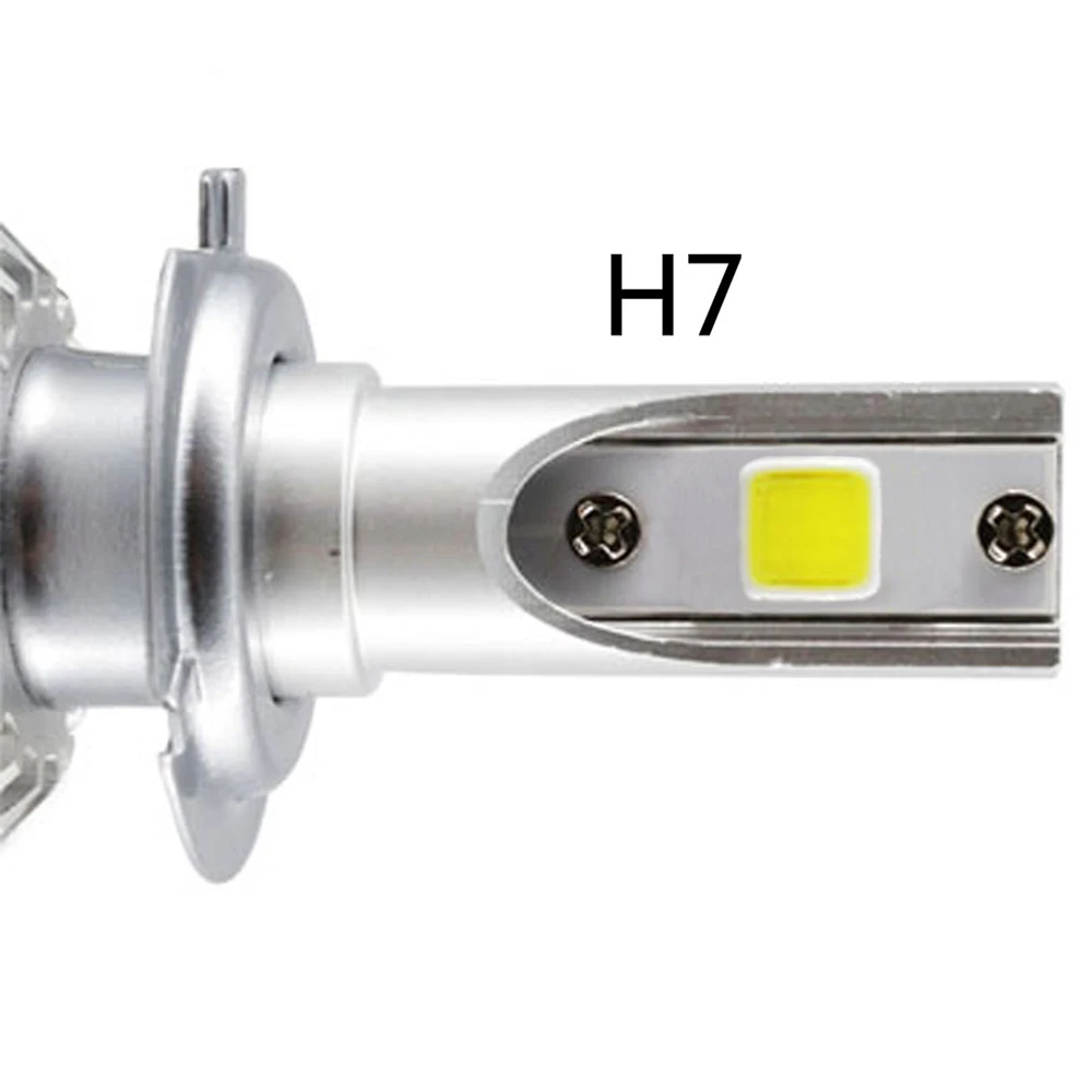 2 шт. Автомобильные светодиодные лампы H1 H3 H4 H7 C6 9005 9006 7200LM 72 Вт|led lamp|light bulbled bulb kits |
