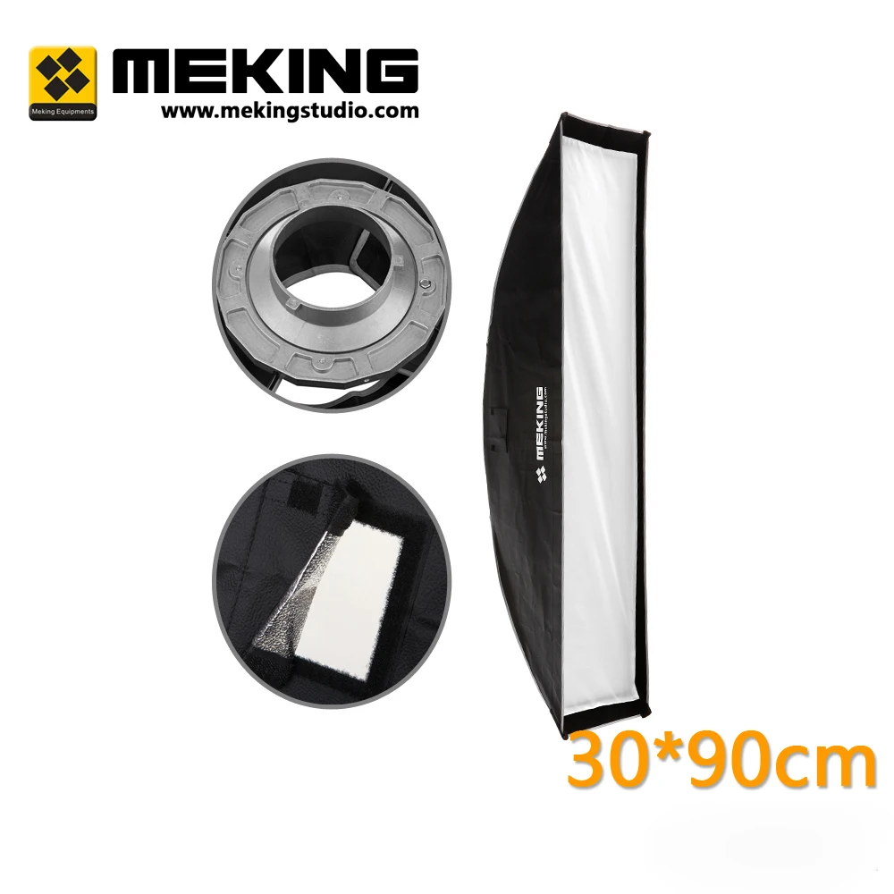 

Soft box 30cmx90cm / 12"x36" photographic Foldable Softbox Reflector with Bowens Mount for with carrying bag for Flash Speedligh