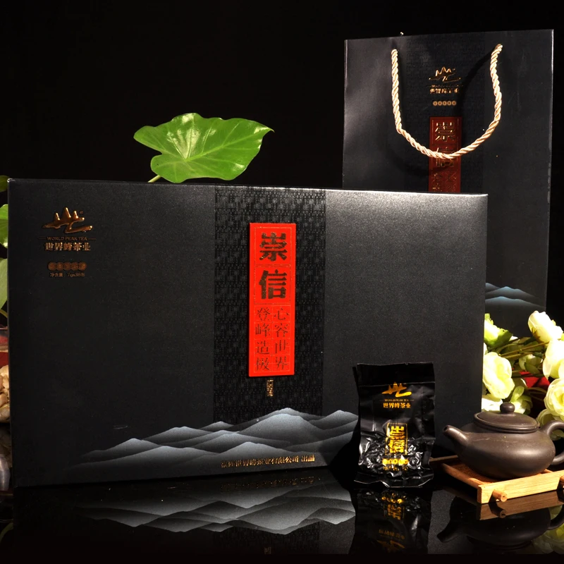 Premium tieguanyin luzhou flavor gift box set tea oolong teabox gift