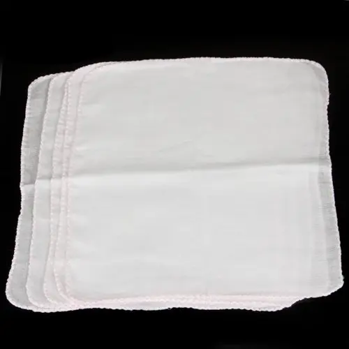 

10 Cotton Facial Cleansing Muslin Cloth Makeup Removal