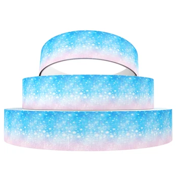 

David accessories 1"25mm star polyester grosgrain tape ribbon 50yds,DIY handmade materials,wedding gift wrapping,50Yc5695