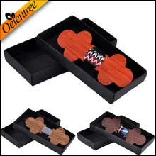 Прямая с фабрики, зеленый основной деревянный галстук-бабочка, чистый ручной деревянный галстук-бабочка в форме травы, Свадебный галстук-бабочка