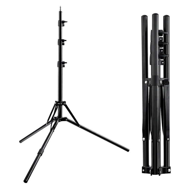 

fusitu 1.83M Led Light Stand Professional Tripod With 1/4 Screw Head For Video Photo Studio Flash Umbrella Reflector Lighting