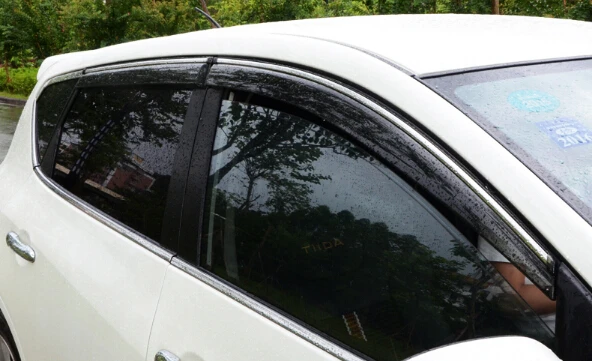

Window Visor Vent Shade Sun Rain Deflector Guard Shield For Nissan X trail X-trail Rogue 2014 2015