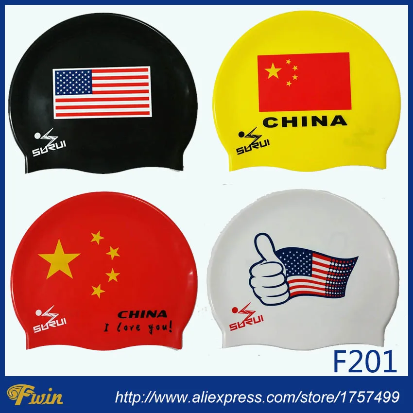 

Unisex Adults Waterproof Silicone Protect Ears Long Hair Sports Swim Pool Swimming Cap Can be customized with logo printing