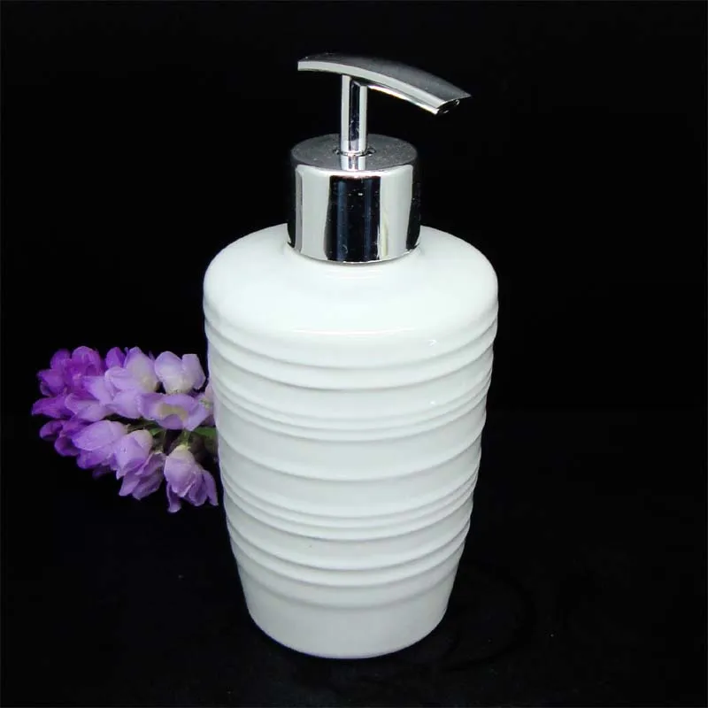 NEWYEARYEAR 360ML Ceramic hand washing liquid Bottling Hotel soap dispenser Emulsion creative