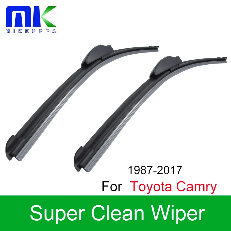 Mikkuppa Front And Rear Wiper Blades For Toyota Camry 1987 2017 Windscreen Windshield Wipers