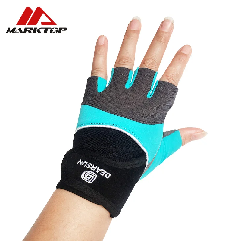 

Marktop gym weight lifting Gloves Dumbbell Weightlifting Fitness Exercise Non-Slip Breathable Half Finger sports Training Gloves